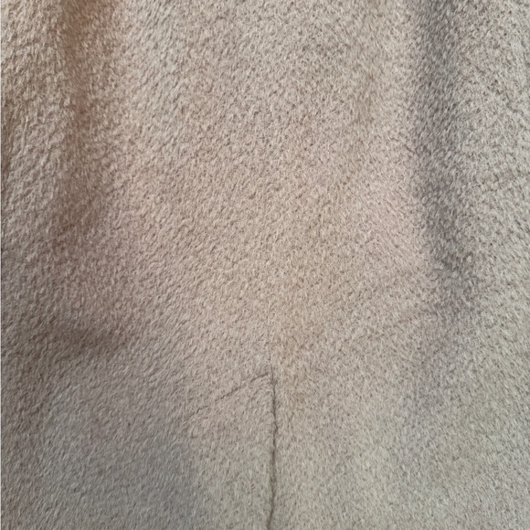 Double-Faced Draped Collar Wrap Coat - Picture 7 of 7